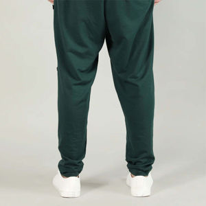 Pantalones de chándal acampanados para hombre, personalizados, con lavado ácido intenso, efecto apilado, estampado gráfico, desgastado por el sol y con borde sin rematar, al por mayor - Product Image 6