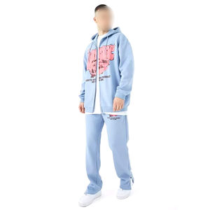 Survêtements pour hommes style évasé, nouvelle collection 2026, couleur bleue, meilleur fournisseur, matériau de qualité supérieure, vêtements de mode masculins - Product Image 1