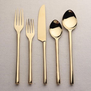 Juego de Cubiertos de Metal de Diseño Personalizado al por Mayor, Cubertería de Lujo de la Más Alta Calidad para Hoteles y Restaurantes - Product Image 2