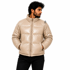 Heritage Masonic Regalia Men High Quality Shiny Puffer Jacket Winter Warm Quilted <b>Bubble</b> <b>Coat</b> Lightweight Insulated Casual Outer - Product Image 1