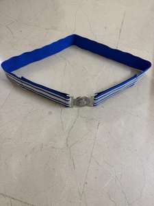 เข็มขัดหนังสีขาวสำหรับวงโยธวาทิต เข็มขัดพีวีซีพร้อมหัวเข็มขัดสำหรับวงฟลุต เข็มขัดหนังแท้ รับผลิตตามแบบ OEM พร้อมสกรีนโลโก้ - Product Image 3