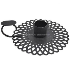 Iron Votive <b>Candle</b> <b>Holder</b> With Handle <b>Black</b> Powder Coating Finished For Lighting Home Decoration And Other <b>Candle</b> <b>Holders</b> Jars - Product Image 6