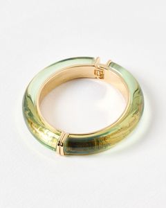 Contemporary Handmade Resin Butterfly Bangle <b>Bracelet</b> with <b>Crystal</b> Clear Finish Party Fashion Accessory for Women - Product Image 1