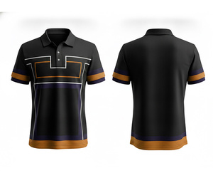 เสื้อโปโลกอล์ฟสั่งทำพิเศษ พร้อมบริการพิมพ์ลายแบบ Sublimation ผลิตโดยผู้ผลิตที่เชี่ยวชาญ ตะเข็บทนทาน สำหรับผู้ชาย ผู้หญิง และเยาวชน แห้งเร็ว ระบายอากาศได้ดี เหมาะสำหรับการเล่นกีฬา - Product Image 5