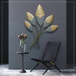 Decoración de pared de metal icónica para un interior de hogar elegante, escultura moderna de hierro para colgar en la pared. - Product Image 5