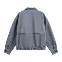 Vente directe d'usine, veste bomber décontractée pour homme, veste de travail confortable à fermeture éclair pour le printemps