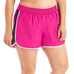 OEM High Quality Women Summer Solid Color Custom Logo Design <b>Elastic</b> <b>Waist</b> Quick Dry Polyester/Cotton Yoga Fitness Breathable - Product Image 1