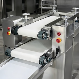 Precision Double Track <b>Dough</b> <b>Roller</b> & Moulder - Professional Stainless Steel Bakery Forming Equipment - Product Image 3