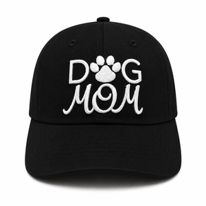 Perro mamá sombreros de béisbol personalizado 3D bordado al por mayor negro papá sombreros OEM fábrica Injae Vina sombreros gorra de béisbol gorra deportiva - Product Image 1