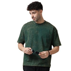 T-shirt Oversize Délavé à l'Acide 230 GSM Coton Premium Rétro Effet Usé Streetwear Fabricant OEM Marque Privée - Product Image 1