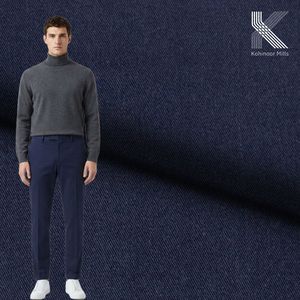 Tela de Spandex Bi-Stretch al por Mayor, 285 GSM, Sarga 3/1, Polialgodón de Alto Peso, Material para Trajes Chino, Proveedor OEM - Product Image 2