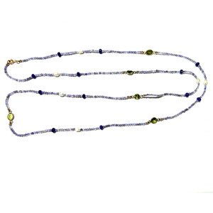 Collar de Perlas de Agua Dulce con Cuentas de Plata de Ley Chapada en Oro de 18K, Estilo Bohemia, Piedra Natural, Joyería Unisex Certificada para Mujer - Product Image 6