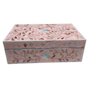 Vinateg 2025 Boîtes à bijoux faites à la main avec incrustation de nacre et incrustation d'os à vendre en vrac d'Inde - Product Image 3