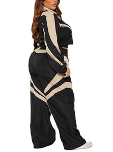 Ensemble survêtement coupe-vent personnalisable pour femme, doublure en mesh, coupe-vent, grande taille, respirant, fermeture éclair, imprimé - Product Image 3