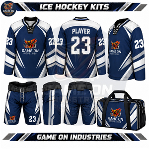 Maillot de hockey sur glace et pantalon de protection personnalisés avec logo, équipement sportif professionnel pour équipes, kit complet, fournisseur en gros - Product Image 6