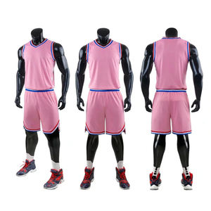 Ensemble d'uniformes de basketball en gros – Maillot sans manches et short unis, respirants, pour entraînement, conception personnalisée pour équipes masculines - Product Image 2