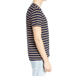 Camiseta de Algodón Lisa de Alta Calidad al Por Mayor, Corte Ajustado, Personalizada con Estampado para Hombre - Product Image 3