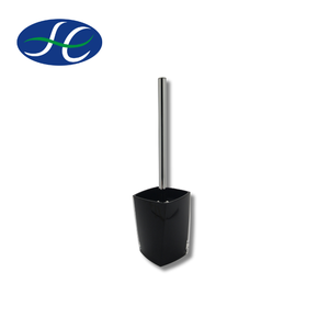 Distributeur de savon pour salle de bain, ensemble de brosses WC noires avec fonction rotative - Product Image 1
