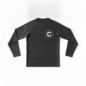 Women Full Sleeve Rash Guard Shirt And Shorts Set Quick Dry Compression Fit Spandex Polyester Workout Gear - Product Image 2