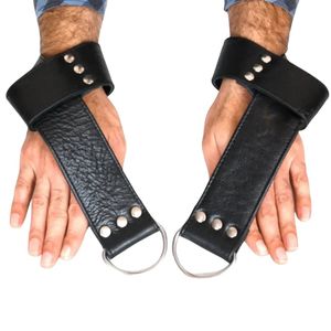 Correas de suspensión de piel de oveja auténtica con correas reforzadas y hebilla de acero de 4,5 cm de ancho - Product Image 5