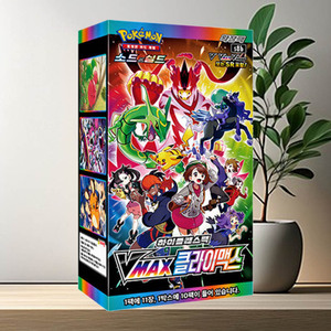 Boîte de cartes à collectionner Pokémon VMAX Climax Expansion Pack Premium, édition collector adulte, version coréenne, 1 boîte de 30 paquets, Factory S - Product Image 1