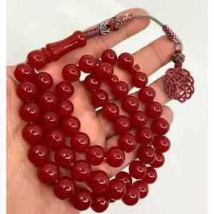 Classic Islamic Tasbih Prayer <b>Beads</b> Solid Color Resin <b>Plastic</b> Classic Look - Product Image 4