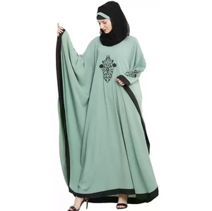 Nouvelle Arrivée - Abaya Respirante pour Femmes, Robe Musulmane à Manches Longues, Broderie Double Couche, Abaya pour Femmes en Vente en Gros - Product Image 4