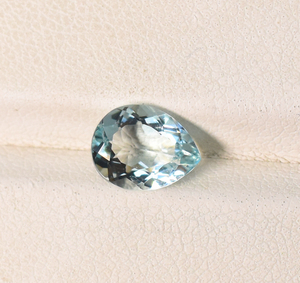 Laboratorio aguamarina pera facetada joyería fina gemas sueltas azul 5X3mm 6X4mm 8X5mm 9X6mm tamaños calibrados para el mejor ajuste - Product Image 1