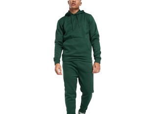 Conjunto de Chándal Vintage Bordado para Hombre, 100% Algodón, con Logotipo Personalizado, para Marcas de Ropa Urbana Estadounidense, Venta al Por Mayor - Product Image 1