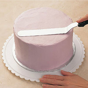 Espátula Mini de Acero Inoxidable de Grado Alimenticio, 22 cm, Hoja Delgada Flexible, Recta y Curva, Resistente al Óxido, Fácil de Limpiar, Herramienta para Pasteles K-Food - Product Image 2