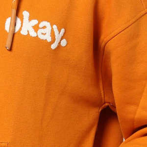 Sudadera con capucha gráfica naranja para mujer, informal, de forro polar suave, para uso diario, top de moda de invierno - Product Image 6