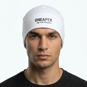 Gorro de Punto Blanco para Hombre, Gorro de Invierno con Puño, Unisex, Estilo Urbano, Gorro con Diseño de Calavera, Logotipo Personalizado, Accesorio de Moda al por Mayor - Product Image 4