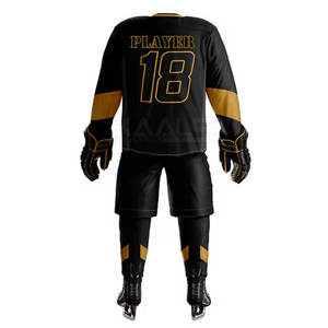Uniforme de Hockey sobre Hielo Transpirable de Alta Calidad al Mejor Precio al por Mayor para Hombre, Colores y Logotipo Personalizados, Servicio OEM - Product Image 2