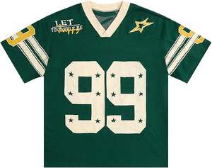 Maillot de sport en polyester de qualité supérieure, respirant, pour le football américain, le rugby et le streetwear. Journée de match unisexe pour adultes - Product Image 1