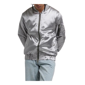 High Quality USA Satin <b>Varsity</b> <b>Jacket</b> <b>Men</b> <b>Bomber</b> <b>Jacket</b> Custom Logo Stylish Sportswear Factory Direct Supplier Deal - Product Image 4