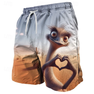 Funny Kung Fu Chicken <b>Pattern</b> Beach Shorts Summer Fashion Mens Kids 3D <b>Animals</b> Printed Board Short Casual Oversized Swim Trunks - Product Image 2