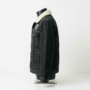 New <b>Men's</b> Winter Thicken Sherpa Denim <b>Jacket</b> Lightweight Warm Jean Denim <b>Jacket</b> With <b>Fur</b> for <b>Men</b> - Product Image 3