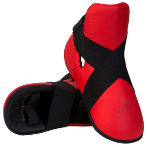 Vente en gros OEM Hommes Karaté Kickboxing Sparring Foot Gear Guards Unisexe Taekwondo Arts Martiaux Semi Contact Bottes - Product Image 1