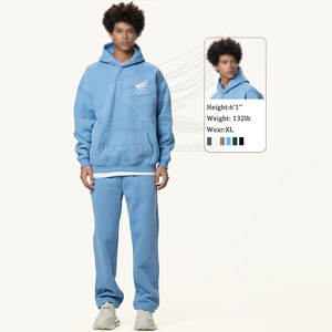 เสื้อฮู้ดดี้โอเวอร์ไซส์สไตล์ล่าสุด MOQ ต่ำ ผ้าฟลีซคอตตอน 100% ระบายอากาศได้ดี บุซับใน ใส่สบายสำหรับฤดูหนาว - Product Image 5