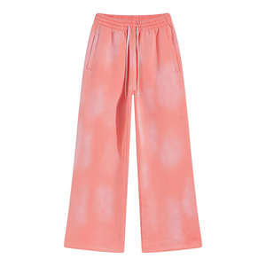 Pantalones Casuales de Felpa de Algodón, Corte Holgado, Tela Suave, para Uso Diario - Product Image 3