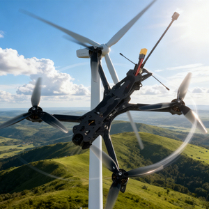 Drone de course FPV 7 pouces, vitesse de 160 km/h, batterie 6S, portée de 20 km, longue endurance, cadre en fibre de carbone 3K, option caméra à faible latence - Product Image 5