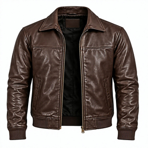 Veste en cuir pour homme de haute qualité, écologique, personnalisée, best-seller, nouvelle arrivée, légère, style streetwear d'hiver - Product Image 1