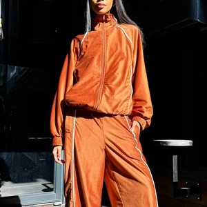 Fabricant de vêtements, veste en velours de haute qualité personnalisée pour l'hiver, pantalon, ensemble de jogging, survêtement en velours deux pièces pour hommes - Product Image 3