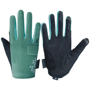Gants de cyclisme d'été demi-doigts personnalisés, légers, respirants, durables, en polyester/cuir, unisexes, avec fermeture à boucle, OEM - Product Image 1