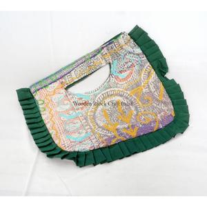 Sac à bandoulière et pochette Kantha pour femme, style bohème indien, fait main, léger, grand format, pour voyage et usage quotidien - Product Image 4