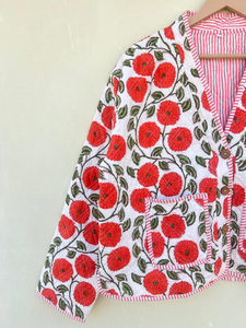 Nouvelle veste pour femme de qualité supérieure, faite à la main, pour l'hiver, le printemps et l'automne, écologique, imprimée numériquement, respirante, à séchage rapide, 100% coton - Product Image 4