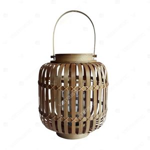 Vietrustic <b>Top</b> Sale Exterior Lantern Candle Holder Bamboo Rattan Lantern Braided Hanging Lanterns - Product Image 2