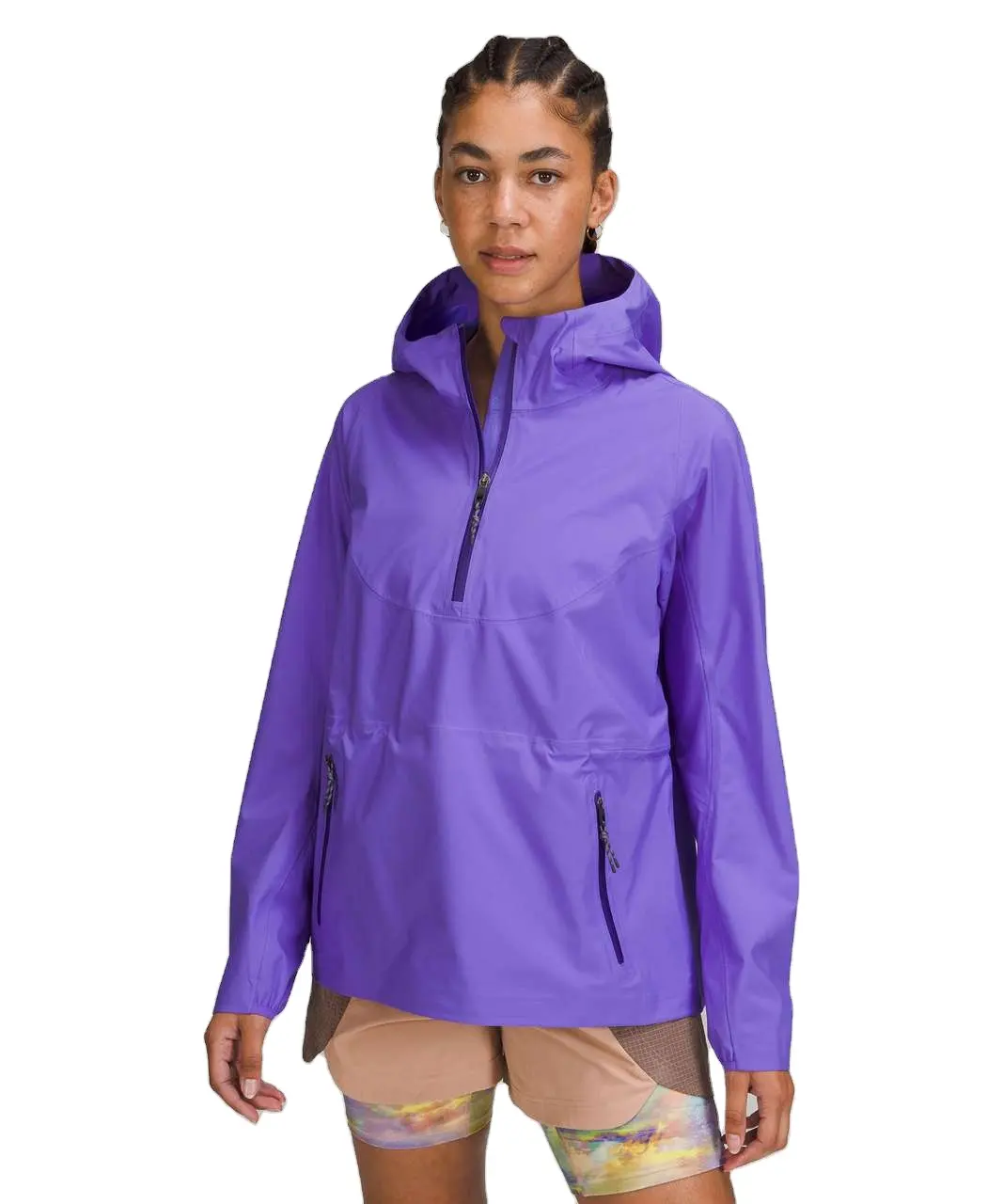 Logo personnalisé demi-zip piste coupe-vent vestes femmes OEM d'entraînement léger veste souple