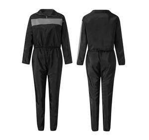 Conjunto Deportivo Personalizado para Mujer, Chaqueta Holgada con Cremallera y Capucha, Pantalones Deportivos, Cortavientos con Logotipo Reflectante, Venta al Por Mayor 2026 - Product Image 6