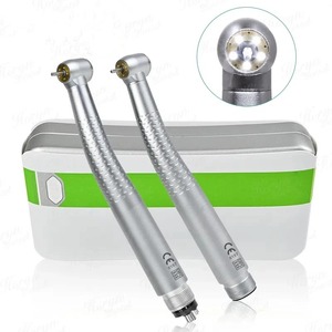 หัวกรอฟันความเร็วสูง 5 LED พร้อม E-Generator แบบใช้ลม 2/4 รู แบบกดปุ่ม 5 หัวฉีดน้ำ  พร้อมลูกปืนเซรามิก - Product Image 2